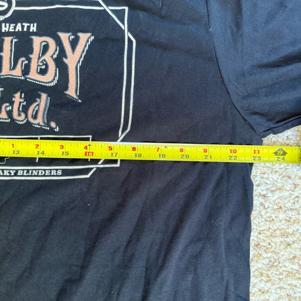 Peaky Blinders Shelby Co. Black T-Shirt XL XLarge New - Picture 5 of 6